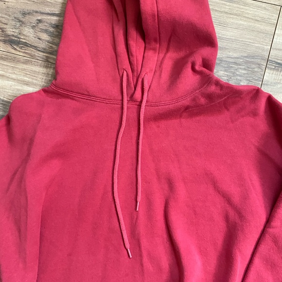 Out from Under cropped red hoodie - Picture 2 of 8